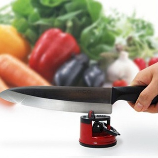 afilador de cuchillos tijeras molinillo de succión segura chef herramienta de afilado de cocina