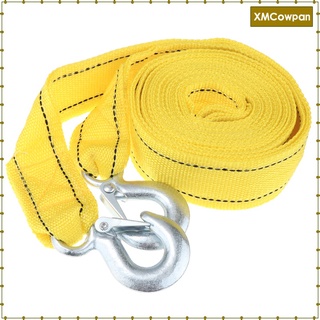 4m/13.1Ft 5 Tons Towing Strap Tow Rope Nylon Road Recovery Trailer Belt Yellow (1)