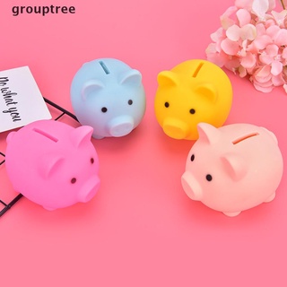 grouptree pequeña hucha cajas de dinero decoración del hogar caja de ahorro de dinero niños piggy co