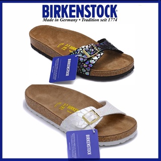 Birkenstock Hombres/Mujeres Clásico Corcho Zapatillas Playa Casual Zapatos Madrid Serie 34-44