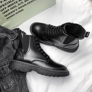 Kasut negro Martin botas de los hombres de otoño nuevo Vintage británico viento ayudante botas Casual marea zapatos de alta ayuda del desierto botas del ejército (7)