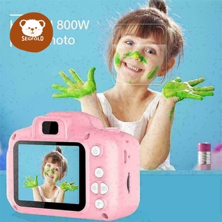 segfold moda cámara digital al aire libre video cam mini cámara fotografía portátil t-flash niños regalo props 1080p hd juguetes videocámara