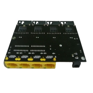 Conmutador De Fibra Ethernet 4 RJ45 4 SC Convertidor De Medios Ópticos De Un Solo Modo Puerto De 10/100M PCBA (6)