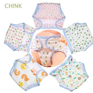chink cómodo pañales ajustables de dibujos animados bebé pañal colorido reutilizable moda lavable tela lavable
