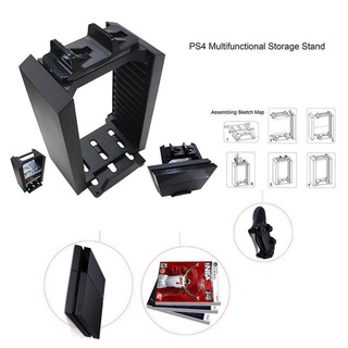❅READY❅Vertical Stand Cooling Fan with Game Storage for PS4 Pro Slim Xbox One