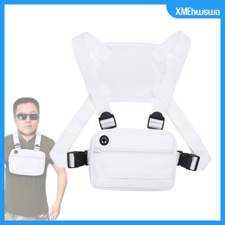 Men Chest Rig Vest Outdoor Harness Bag Hiking Pouch Shoulder Bag