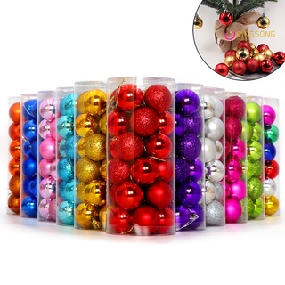 qingsong bolas brillantes bolas de árbol de navidad adorno de fiesta de navidad decoración colgante (1)