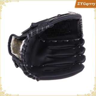 Teeball / Baseball / Softball Glove with Fur Wrist Design Left Hand Throw Adult and Youth Sizes 10.5in, 11.5in, 12.5in Size Mitts