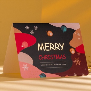 vanas 6 piezas suministros de fiesta feliz navidad bendición navidad tarjeta de felicitación mejores deseos año nuevo tarjetas de boda con sobres pegatinas tarjeta de mensaje acción de gracias bronceado (5)