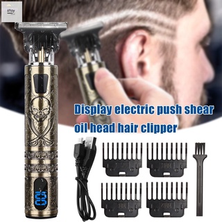 Cortador De Pelo Eléctrico Trimmer Para Hombres USB Recargable Afeitadora Eléctrica Barba Peluquería Máquina De Corte (1)