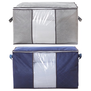 [cab]bolsas de almacenamiento de ropa de edredón no tejidas, simple a prueba de polvo, organizador de armario