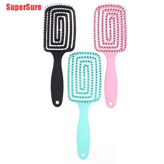 SuperSure cepillo desenredante para cabello rizado afroamericano Natural peinado peine herramientas (3)