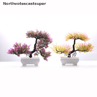 northvotescastsuper plantas artificiales de pino bonsai falsas flores en maceta adornos para hotel gardendeco nvcs