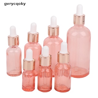 [gvrycqoky] 5-100 ml tubos de vidrio gotero botellas de aceite esencial pipeta botellas recargables