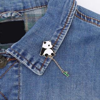 FURCCOSTAIR Fashion Panda Brooch Clothes Accessories Cute Lapel Pin Gift Enamel Pin Jewelry Cartoon Badge (3)