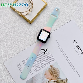 Aurora Color Gelatina De Silicona Para Apple Smart Watch Series 7/6/SE/5/4 iwatch 45/44/42/41/40/38 Mm (8)