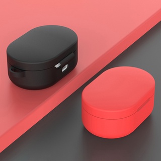 Pinangay - funda de silicona para auriculares inalámbricos Bluetooth, anticaída, con mosquetón para Redmi AirDots 3