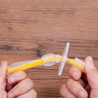 1 pza cepillo de dientes de silicona para bebés/cuidado bucal/cepillo de dientes