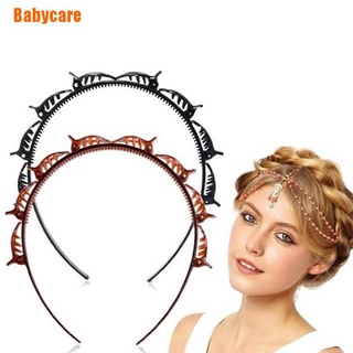 [[Babycare]] Peinado horquilla accesorios para el cabello doble capa flequillo Clip diadema diadema diadema