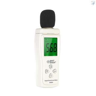 smart sensor mini digital medidor de nivel de sonido pantalla lcd medidor de ruido medidor de ruido instrumento de medición de decibelios probador 30-130dba