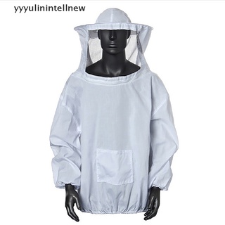 [yyyyulinintellnew] chaqueta protectora de apicultura velo smock equipo de abeja mantener sombrero manga traje caliente