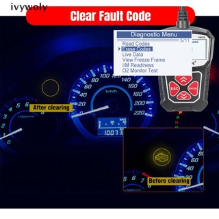 Ivywoly OBD2 Car Fault Code Reader Erase Engine Diagnostic Scanner Reset Tool Live Data CO (3)