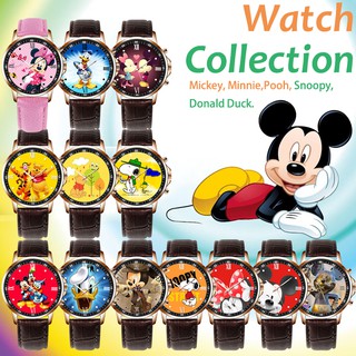 Reloj De cuarzo para mujer Mickey/Minnie/Pooh