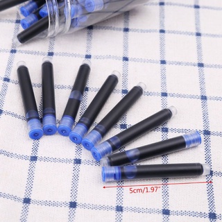 RA 30pcs Jinhao Universal Black Blue Fountain Pen Ink Sac Cartridges 2.6mm Refills School Office Stationery (7)