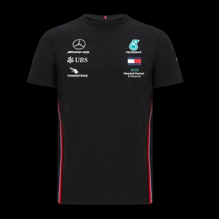 2020 nuevo mercedes-benz f1 racing camiseta de manga corta mercedes amg coche de los hombres de secado rápido camiseta de manga corta