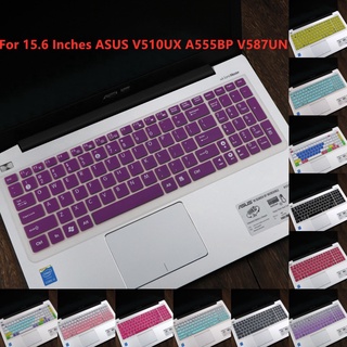 Para pulgadas ASUS V510UX BP V587UN suave ultrafina silicona portátil teclado cubierta Protector