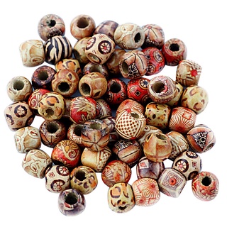 CHARMS 100 piezas de 12 mm de madera redonda espaciador abalorios para hacer joyas hallazgos