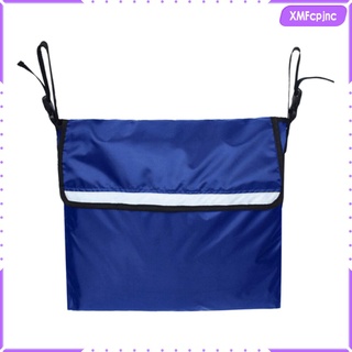 [xmfcpjnc] bolsa para silla de ruedas walker bolsa de almacenamiento organizador titular bolso bolso azul