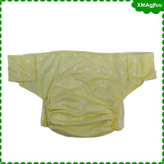 pañal de tela ajustable reutilizable para adultos, reutilizable, lavable, incontinencia, pantalón con almohadilla