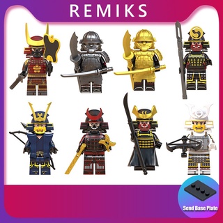 Lego Compatible Samurai minifiguras bloques de construcción juguetes Ronin Warrior Ninja figura ladrillos WM6090