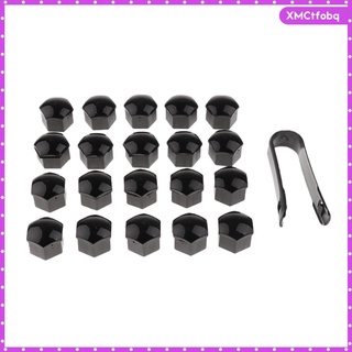 20 piezas de tuerca de tornillo de tornillo para rueda de coche, 19 mm, 26 x 23 mm