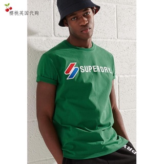 Superdry Extreme Dry hombres cuello redondo jersey deportes Casual manga corta T-shirt