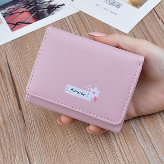 Nuevo monedero corto delgado multifuncional cartera plegable de cuero suave Clip dompet bolsa