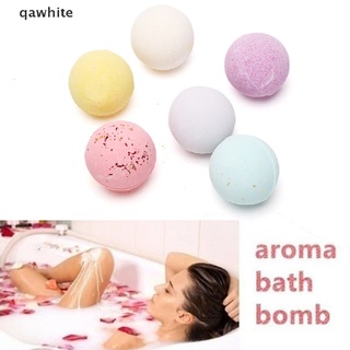 qawhite 1pc 60g burbuja bomba de baño spa bola de sal exfoliante hidratante baño sal jabón co