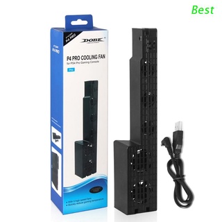 Mejor ventilador externo Super Turbo USB de 5 ventiladores para consola de juegos Playstation4 PS4 Pro