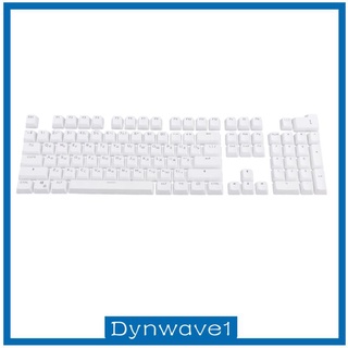 [DYNWAVE1] 104 teclas Fullset PC Gaming teclado OEM perfil PBT translúcido fuente Keycap Set para Cherry MX interruptores teclado mecánico