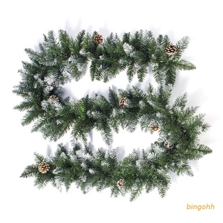 bin navidad guirnalda guirnalda artificial conos de pino árbol de navidad ratán adorno colgante