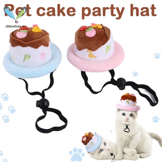 Halloween mascota sombrero lindo vestir pastel gorra mascota divertido tocado Cosplay accesorios para gato perro