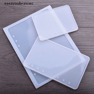 Eseayoubrztcwc A7/A6/A5 Notebook Shape Silicone Mold DIY Resin Book Mould Crystal Epoxy Mold CO