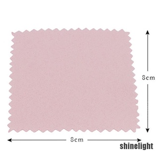 [Shinelight] 50 piezas de plata para pulir paño limpiador de joyas paño de limpieza Anti-tarna herramienta