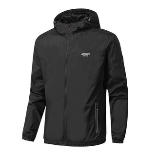 Niandun Trench Coat para hombre2021primavera y otoño nuevo abrigo de doble capa con capucha transpirable deportes y ocio marca delgada Top
