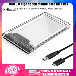 <Nig> Caja de disco duro móvil de 5Gbps de alta velocidad de 2.5 pulgadas SATA HDD SSD USB 3.0 para PC
