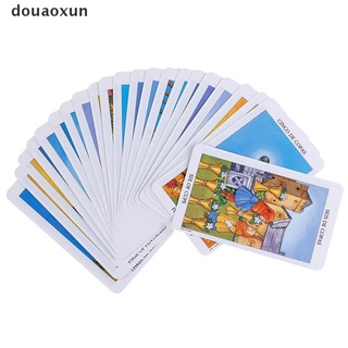 douaoxun 78 tarjetas rider waite original tarot tarjetas deck tamaño regular instrucciones co