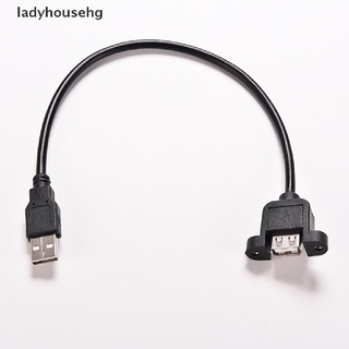 ladyhousehg 1.64 ft usb 2.0 macho a hembra panel de extensión cable de puerto de extensión venta caliente