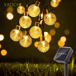 Yaochi Luz De jardín decoración De navidad Solar lámpara Luz Led Solar cuerda De Luz Led cuerda De Luz Solar