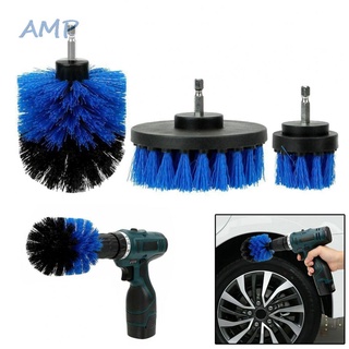 Cepillo de pintura de nailon neumático Auto Set herramientas 3 tamaños 3pcs azul para taladro inalámbriconuevo ^BABYCITY^